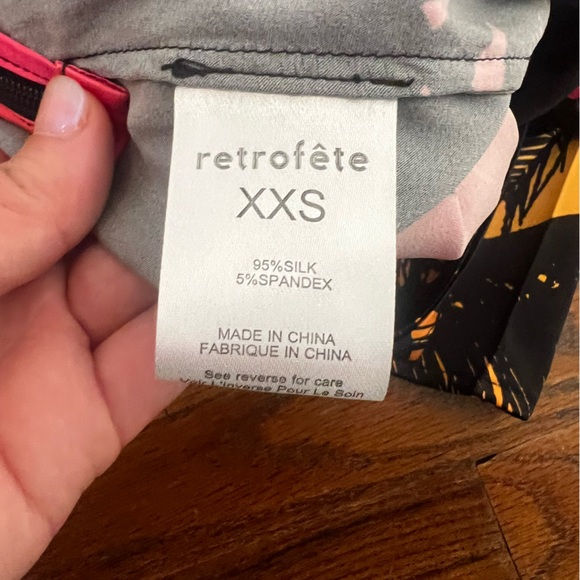 Revolve Retrofete Delia in Sunset Palm, size XXS - Picture 9 of 10